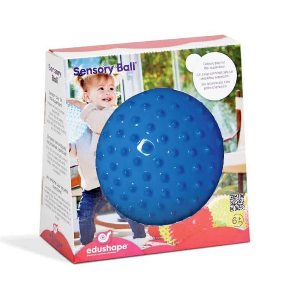 Edushape 10cm Sensory Ball - Blue - Image 3
