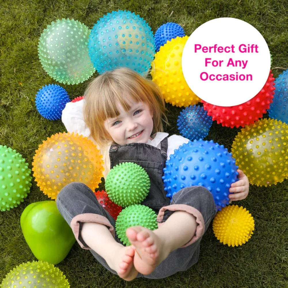 Edushape 18cm Sensory Ball - Yellow - Image 4