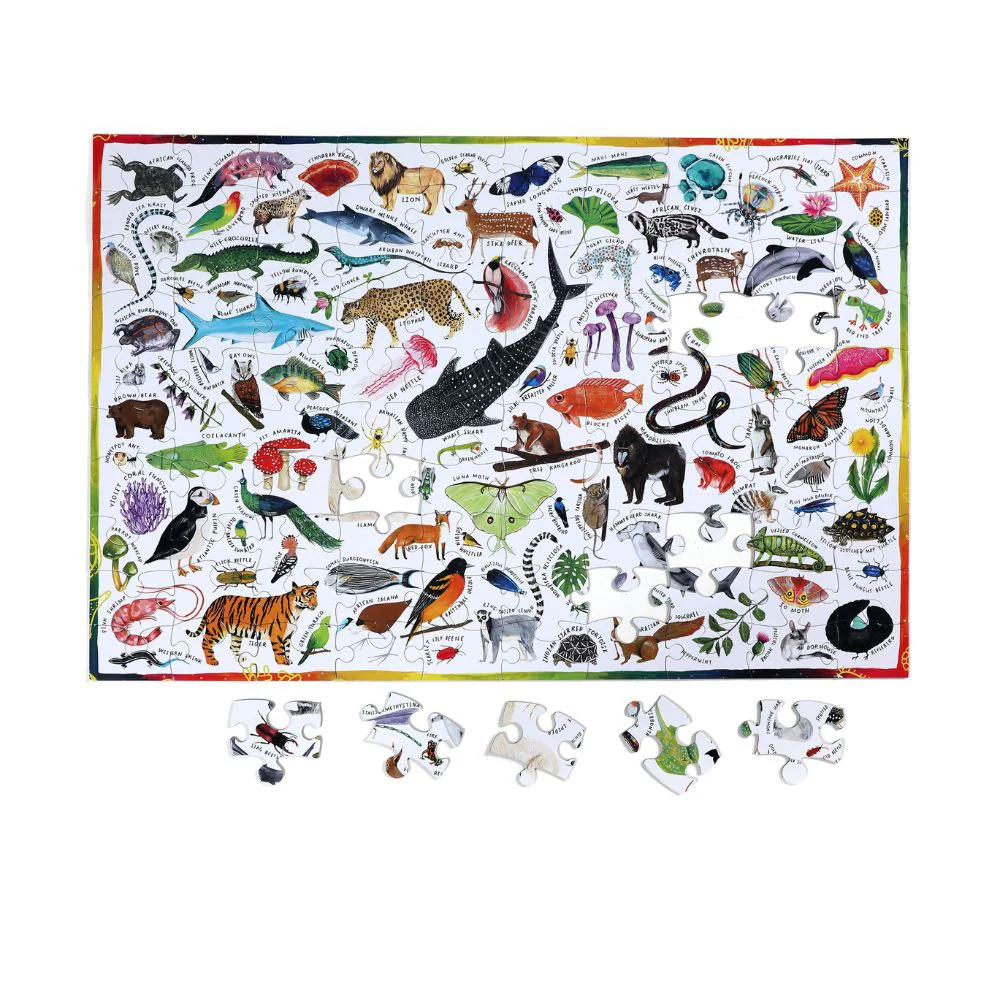 eeBoo Beautiful World 100 Piece Puzzle - Image 3