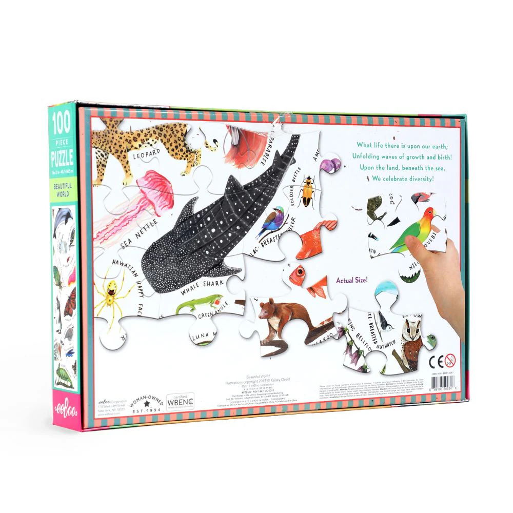 eeBoo Beautiful World 100 Piece Puzzle - Image 5