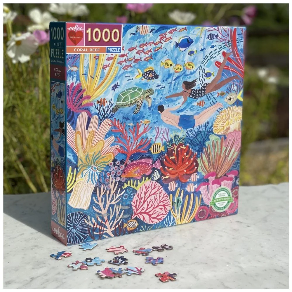 eeBoo 1000 Piece Jigsaw Puzzle - Coral Reef - Image 3