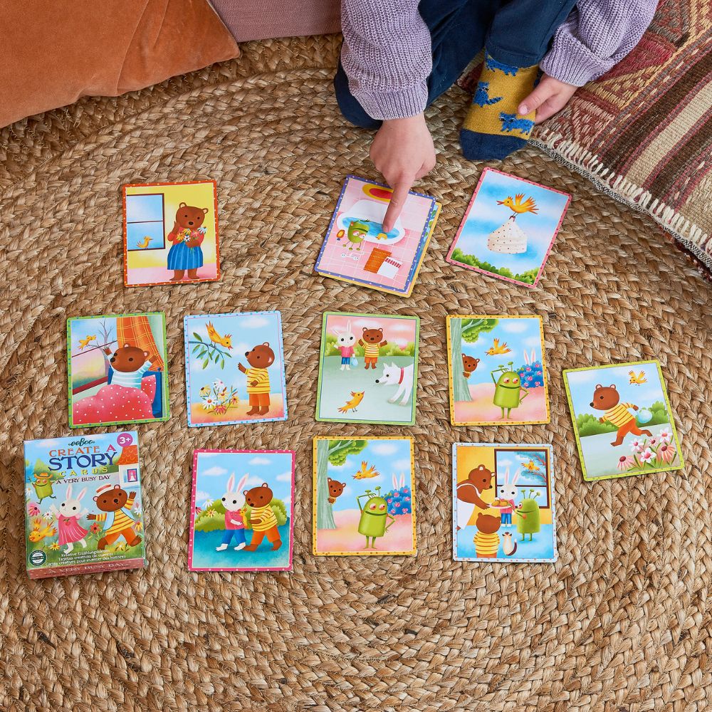eeBoo Create A Story Cards - A Very Busy Day - Image 2
