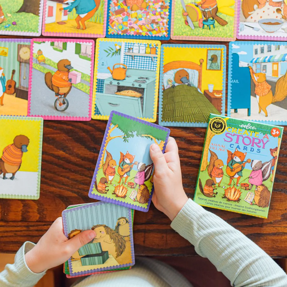 eeBoo Create A Story Cards - Animal Village - Image 2