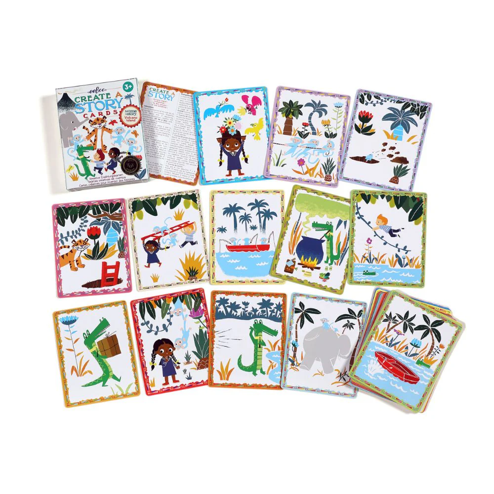 eeBoo Create A Story Cards - Volcano Island - Image 3