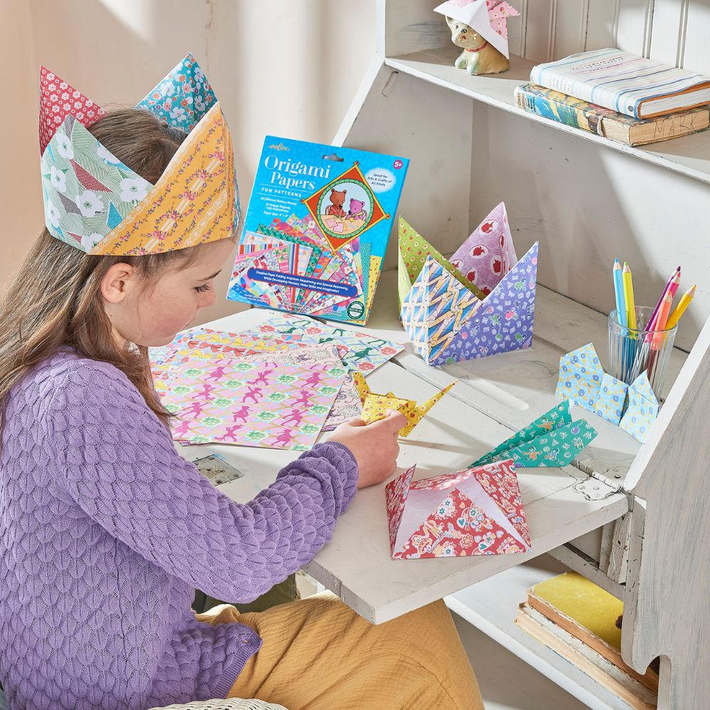 eeBoo Fun Patterns Origami Papers - Image 2