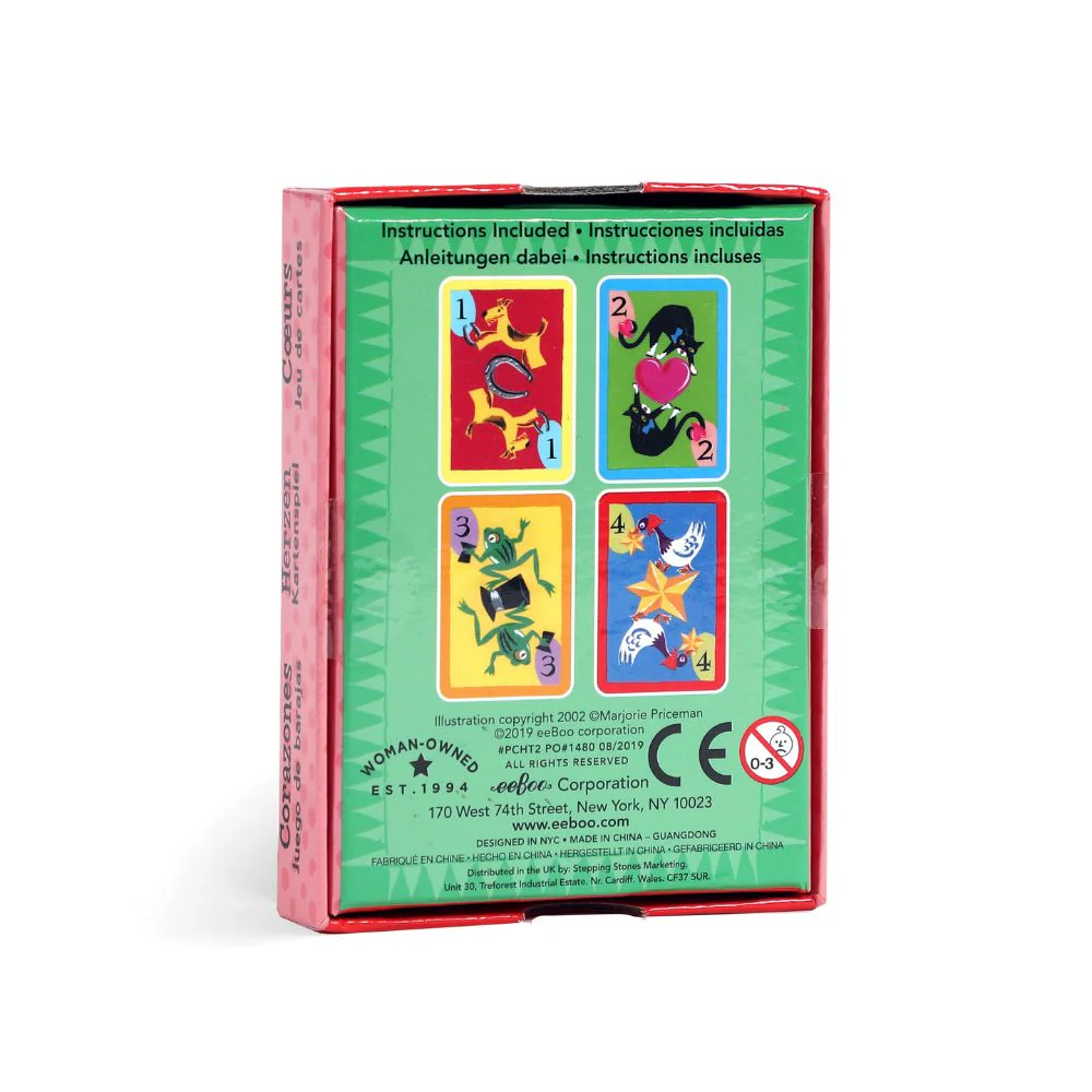eeBoo Hearts Card Game For Kids - Image 3