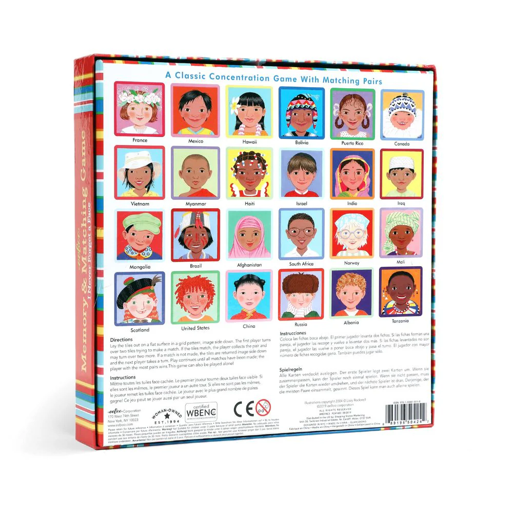 eeBoo I Never Forget A Face - Memory & Matching Game - Image 6