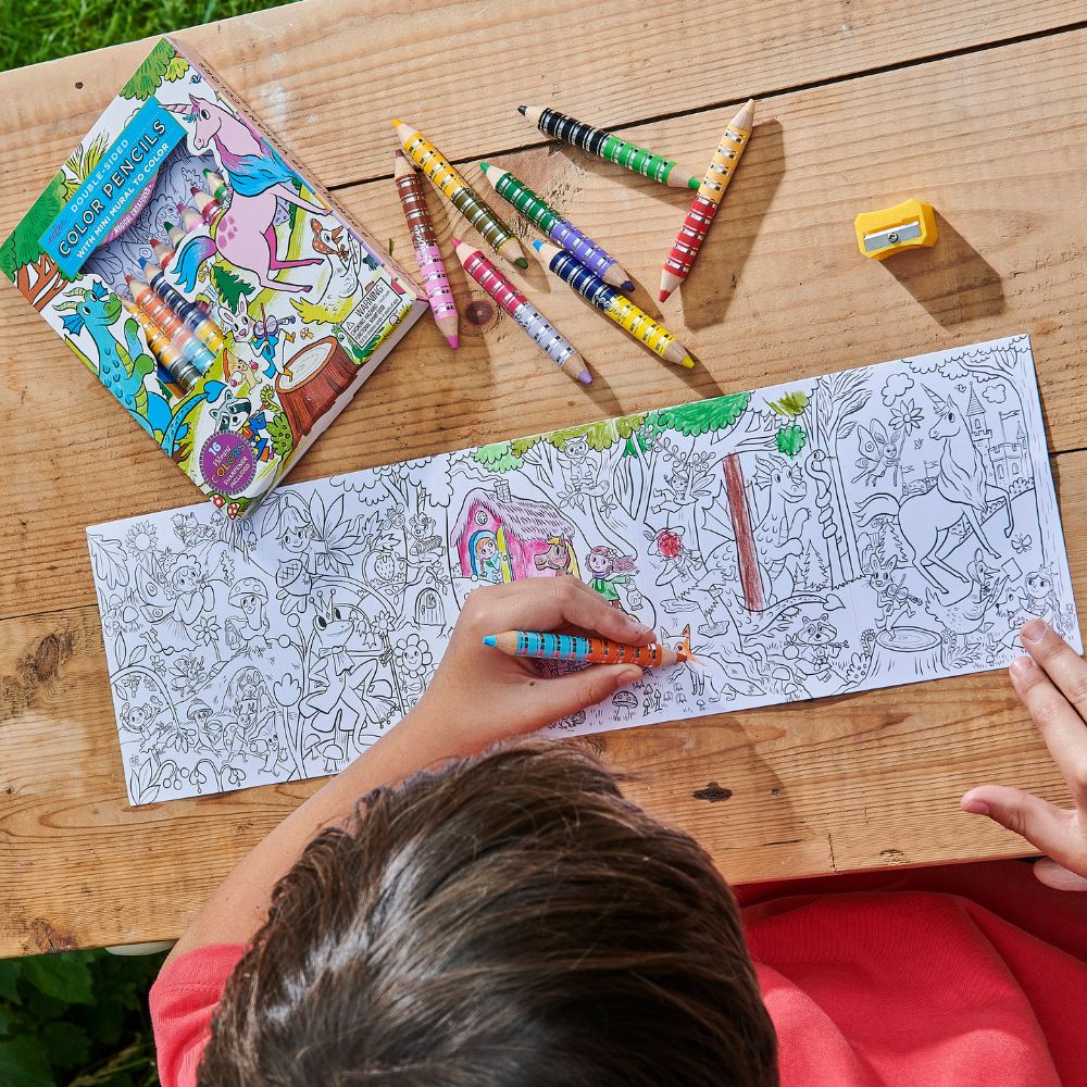 eeBoo Magical Creatures Biggie Mini Mural To Colour - Image 2