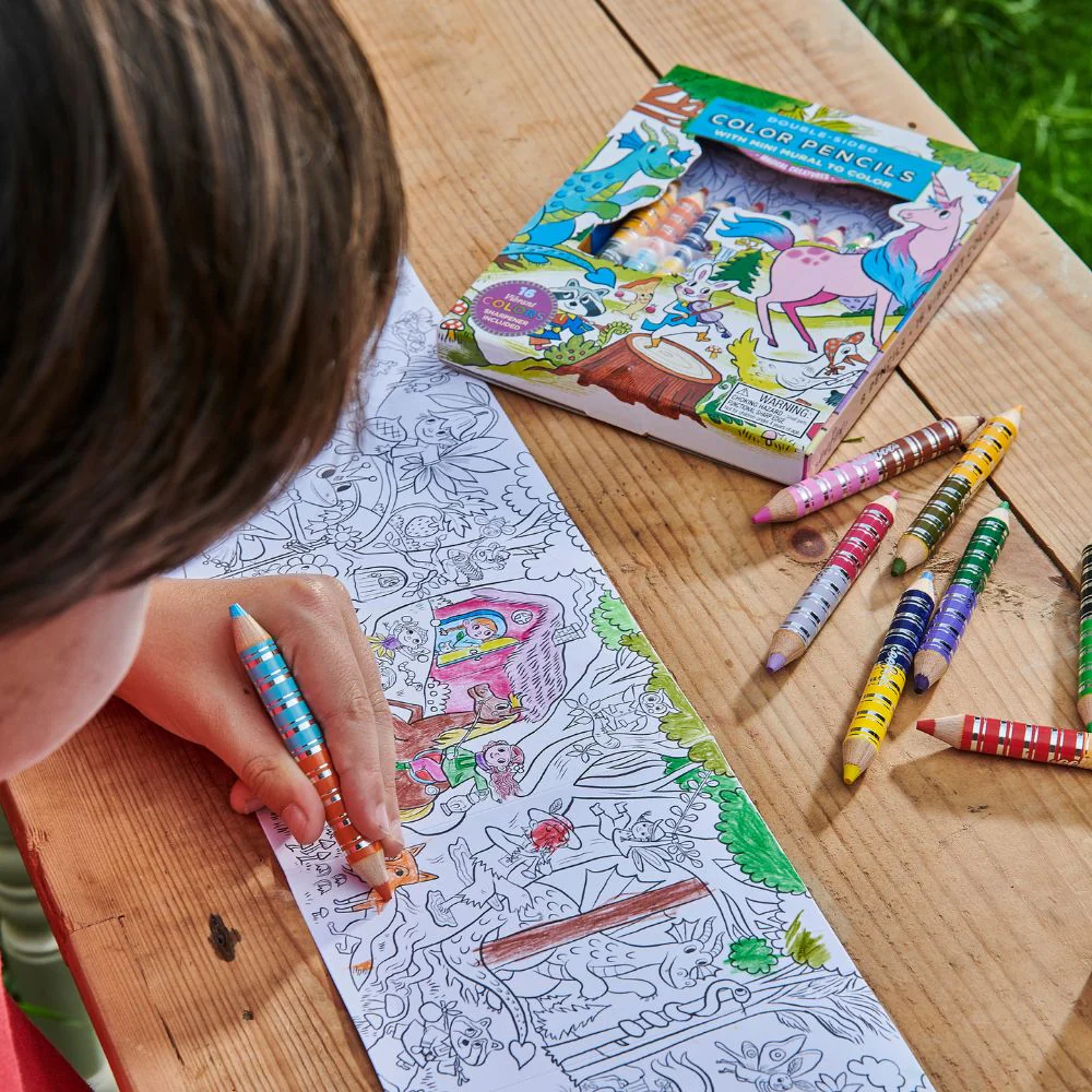 eeBoo Magical Creatures Biggie Mini Mural To Colour - Image 4