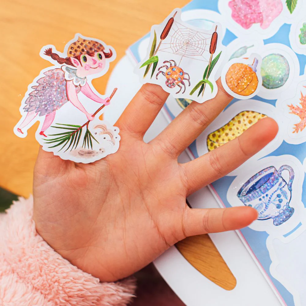 eeBoo Magical Creatures Shiny Sticker Book - Image 2