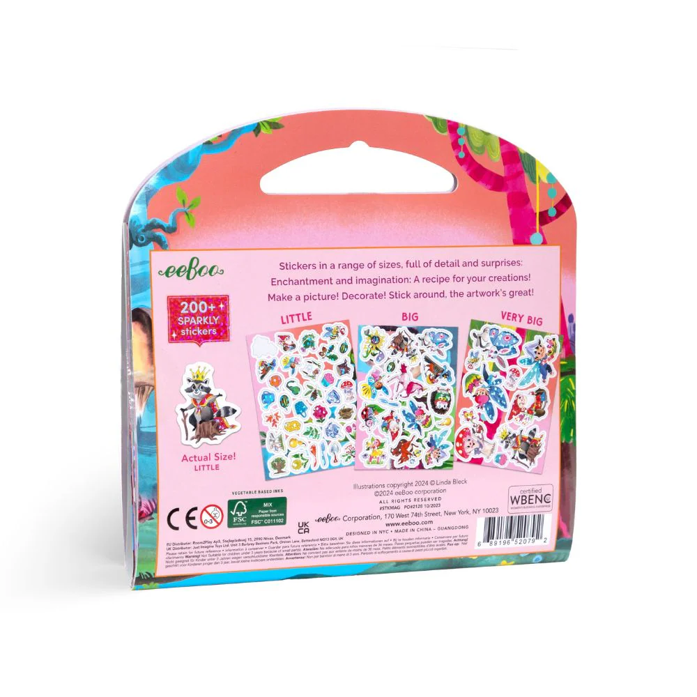 eeBoo Magical Creatures Shiny Sticker Book - Image 5