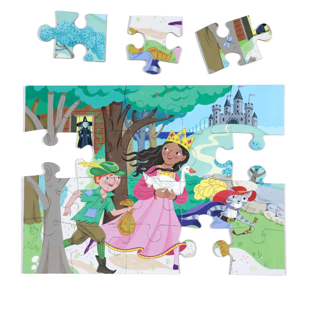 eeBoo Princess Adventure 20 piece puzzle - Image 3