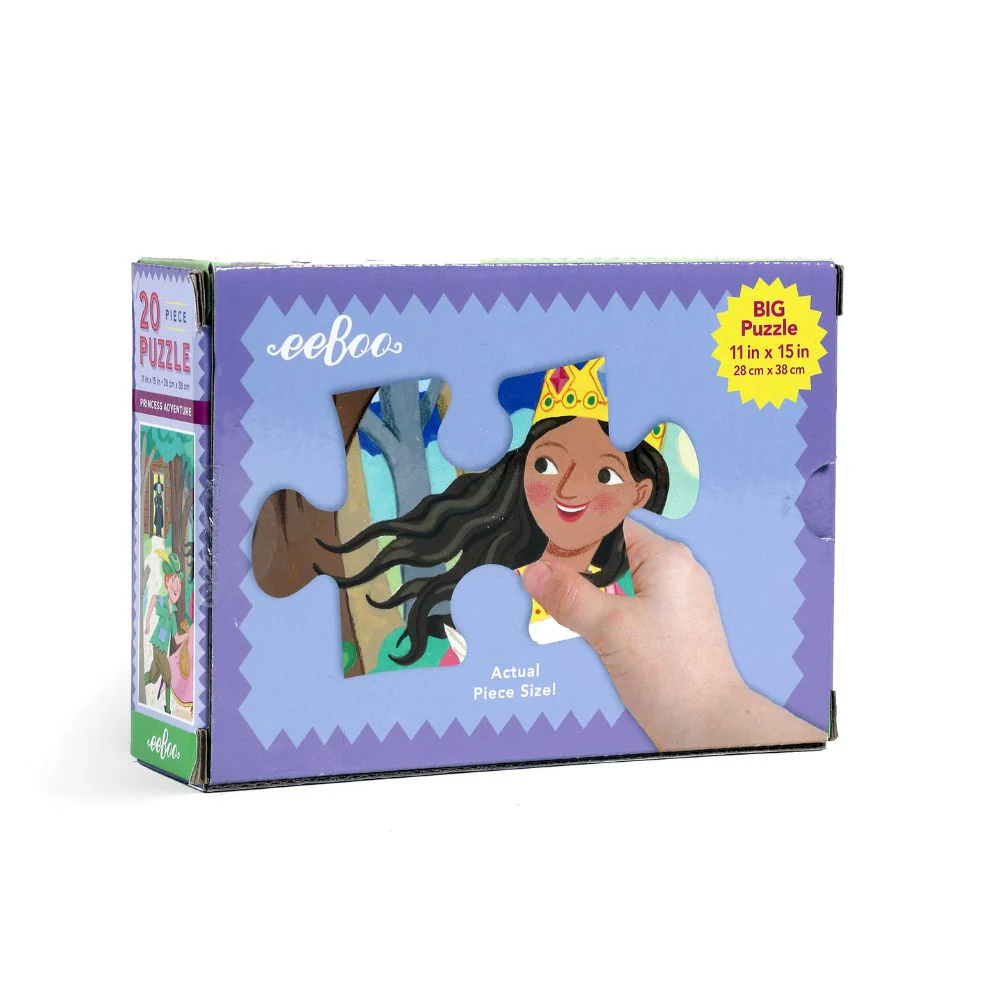 eeBoo Princess Adventure 20 piece puzzle - Image 4