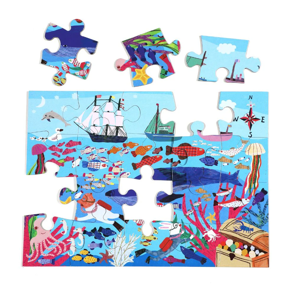 eeBoo Sea Exploration 20 piece puzzle - Image 3