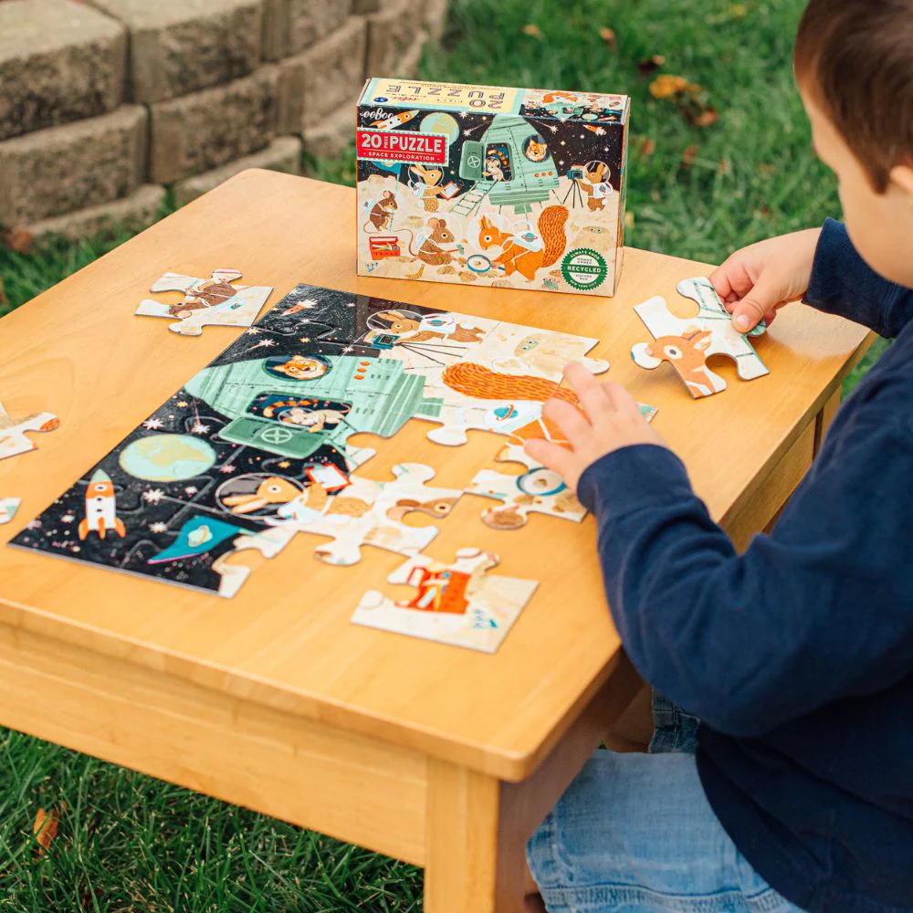 eeBoo Space Exploration 20 Piece Jigsaw Puzzle - Image 4