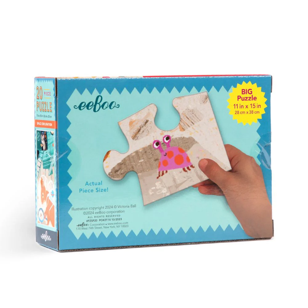 eeBoo Space Exploration 20 Piece Jigsaw Puzzle - Image 5