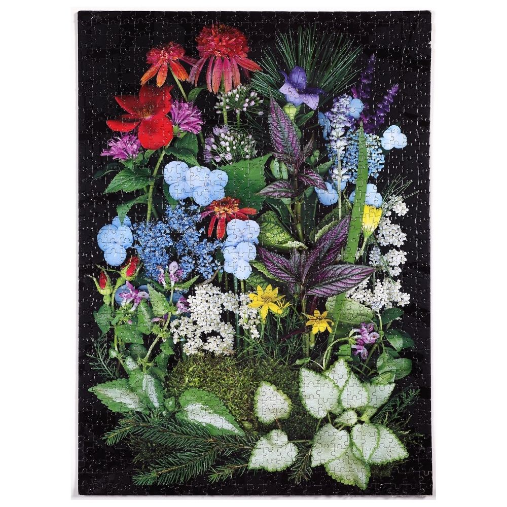 eeBoo Summer Garden Sampler - 1000 Piece Rectangle Puzzle - Image 3