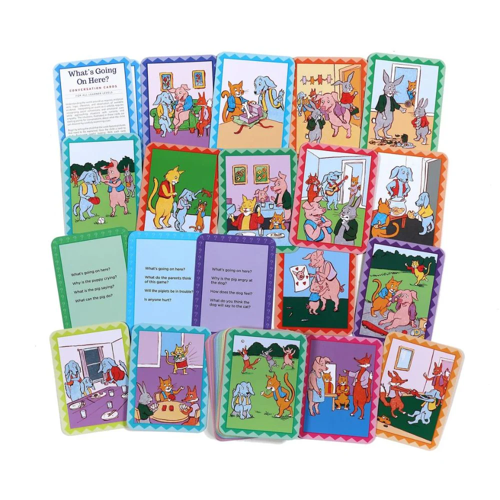 eeBoo What's Going On Here? Conversation Cards - Image 3