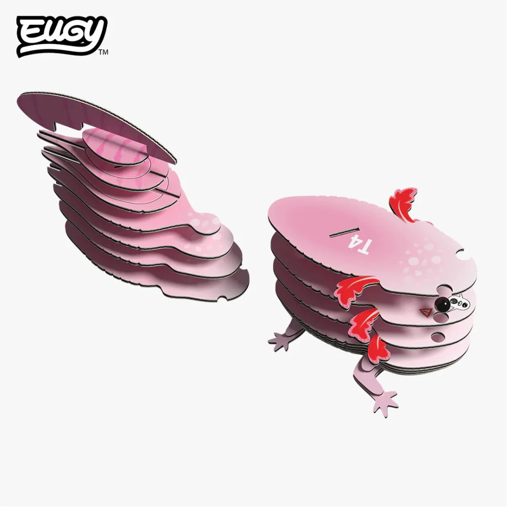 EUGY Axolotl - Kids Cardboard Craft Kit - Image 7