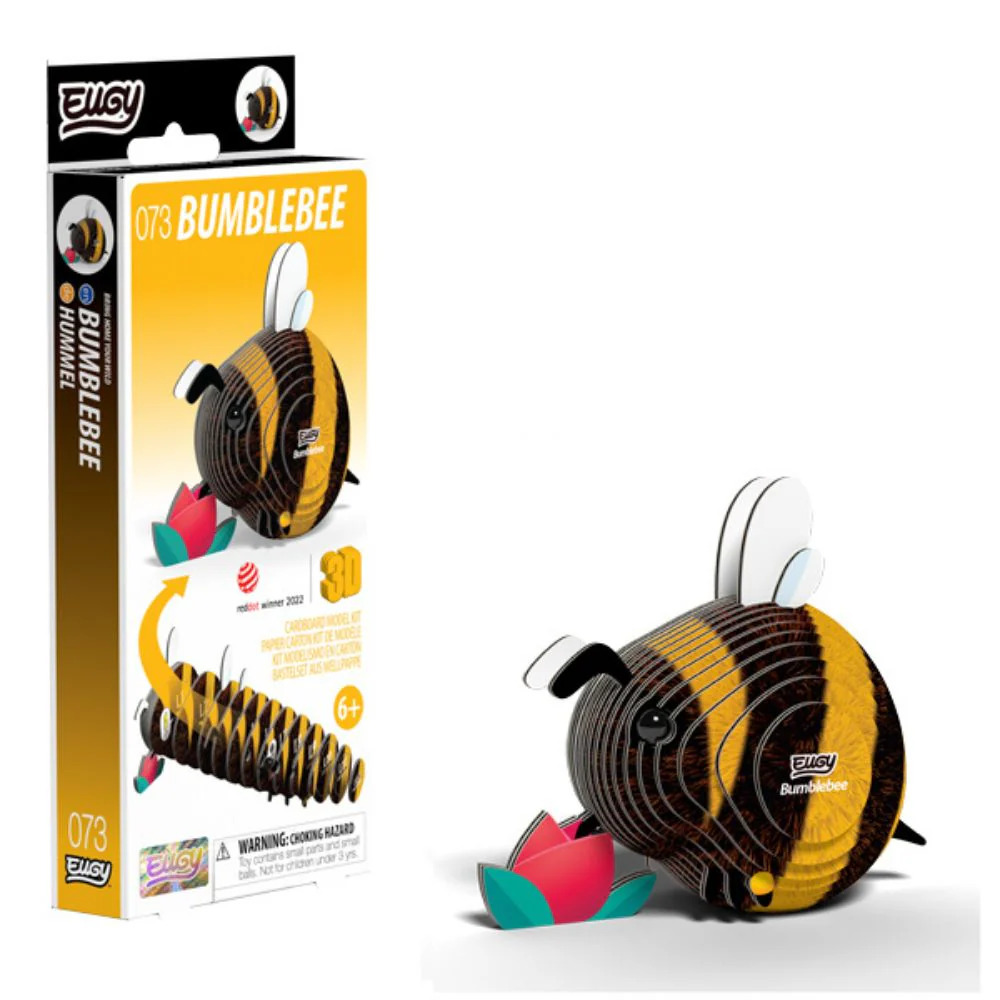 EUGY Bumblebee - Kids Cardboard Craft Kit - Image 2