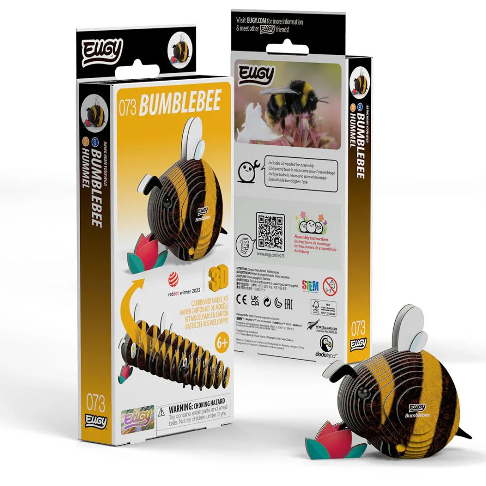 EUGY Bumblebee - Kids Cardboard Craft Kit - Image 6