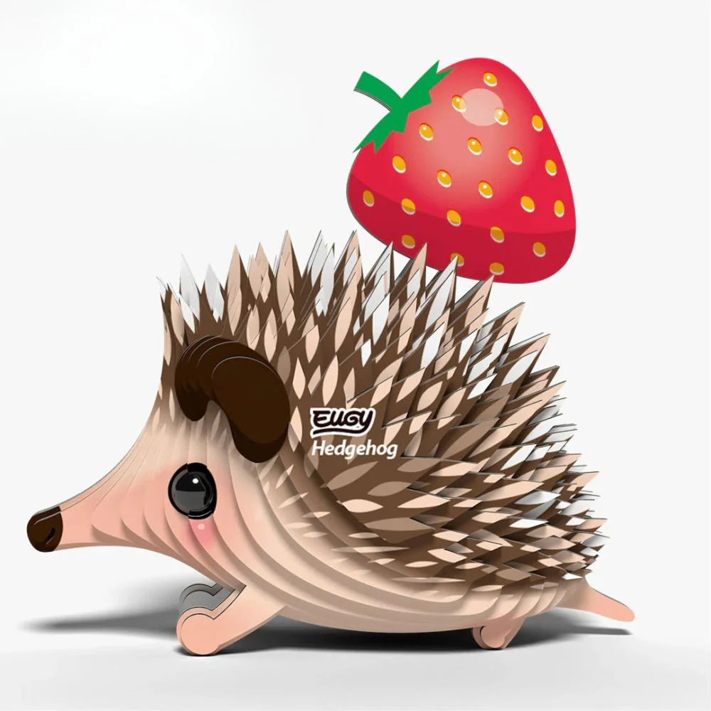 EUGY Hedgehog - Kids Cardboard Craft Kit - Image 3
