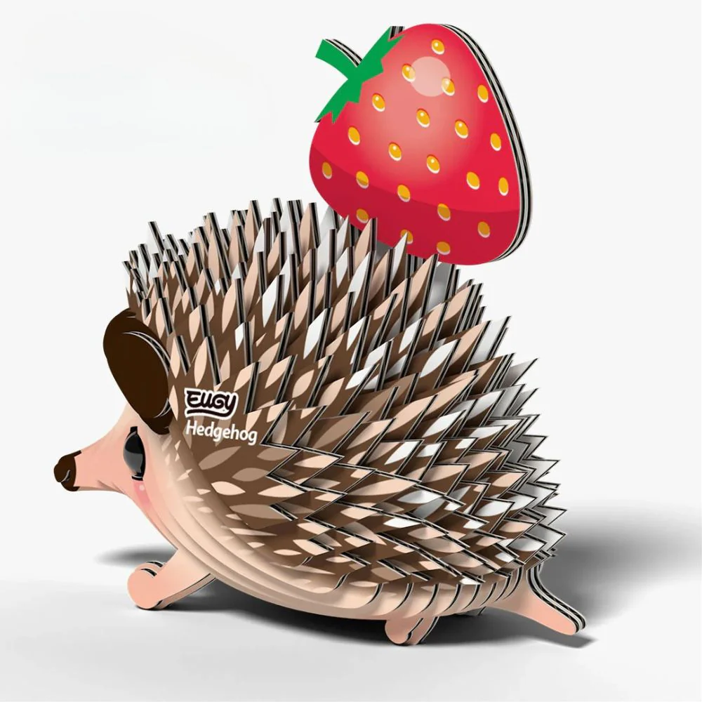 EUGY Hedgehog - Kids Cardboard Craft Kit - Image 4