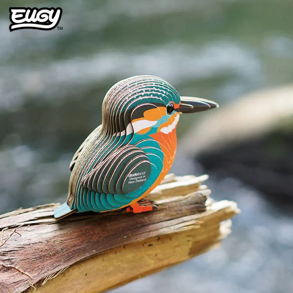 EUGY Kingfisher - Kids Cardboard Craft Kit - Image 7