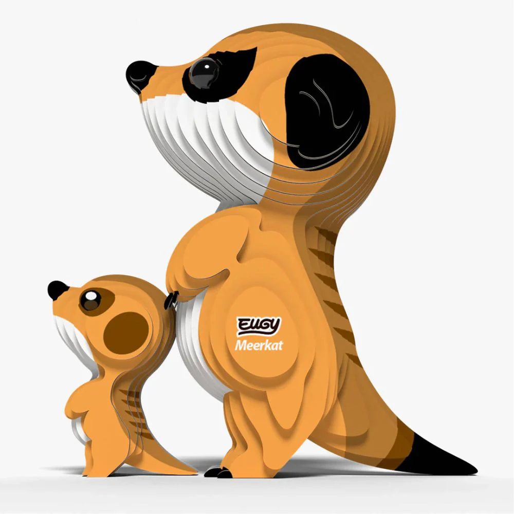 EUGY Meerkat - Kids Cardboard Craft Kit - Image 3