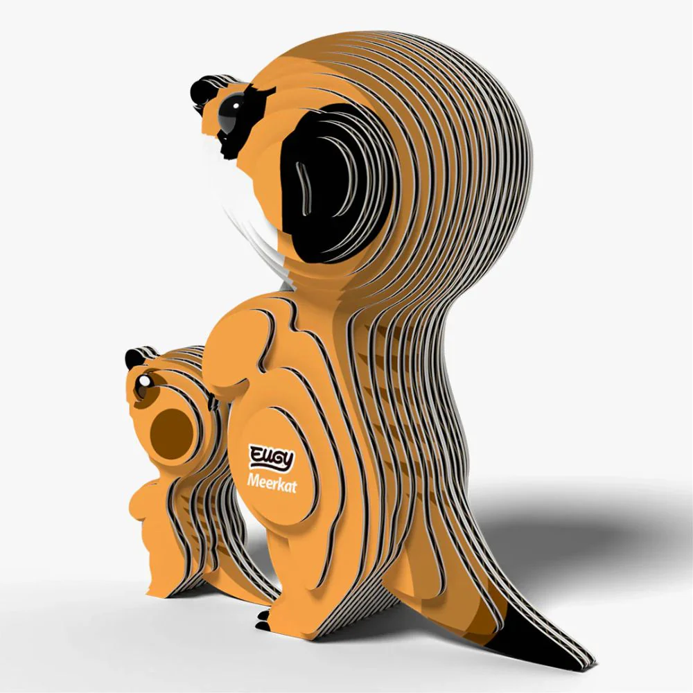 EUGY Meerkat - Kids Cardboard Craft Kit - Image 4