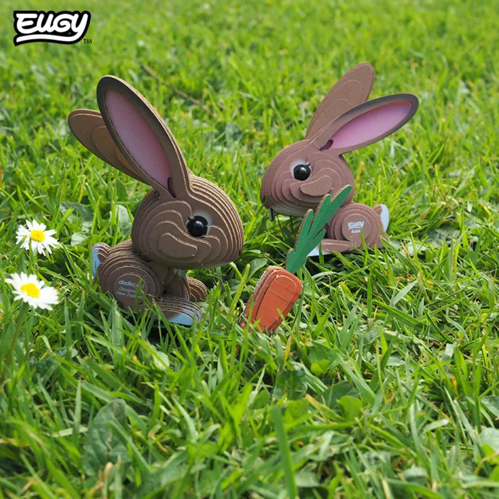 EUGY Rabbit - Kids Cardboard Craft Kit - Image 7