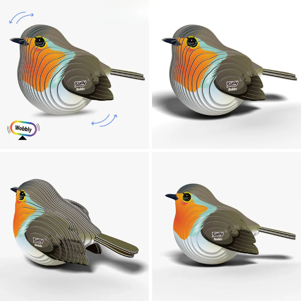 EUGY Robin - Kids Cardboard Craft Kit - Image 4