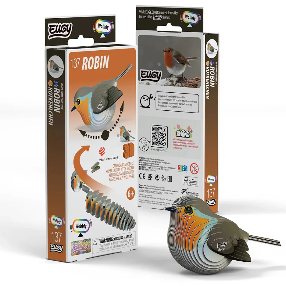 EUGY Robin - Kids Cardboard Craft Kit - Image 7