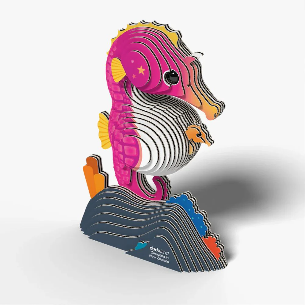 EUGY Seahorse - Kids Cardboard Craft Kit - Image 5