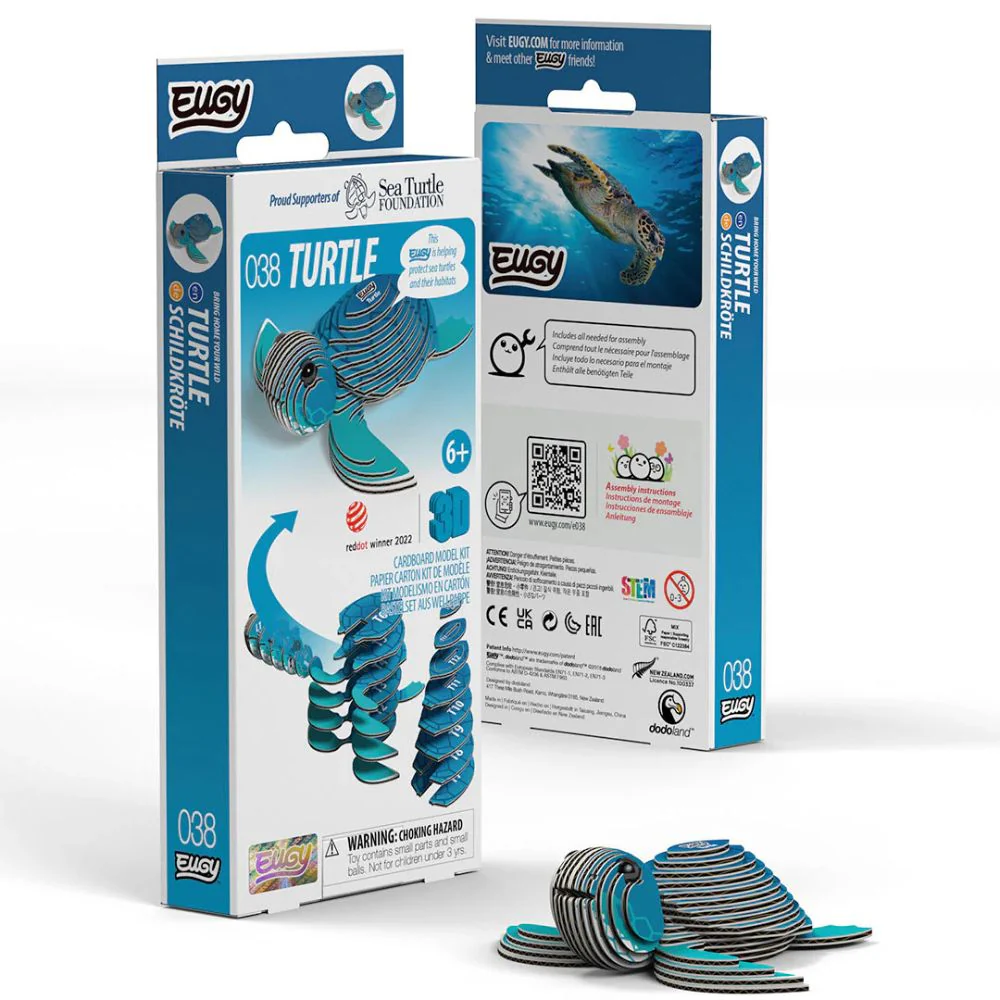 EUGY Turtle - Kids Cardboard Craft Kit - Image 7