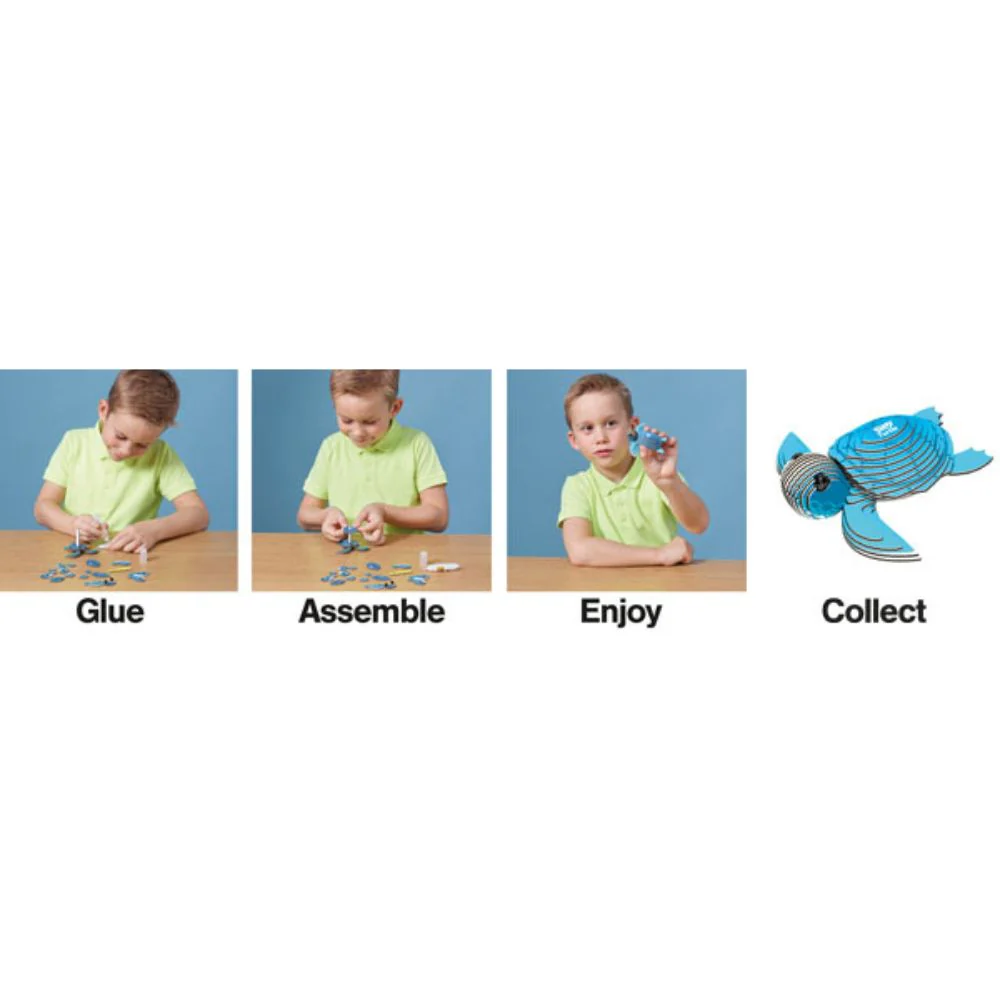 EUGY Turtle - Kids Cardboard Craft Kit - Image 9