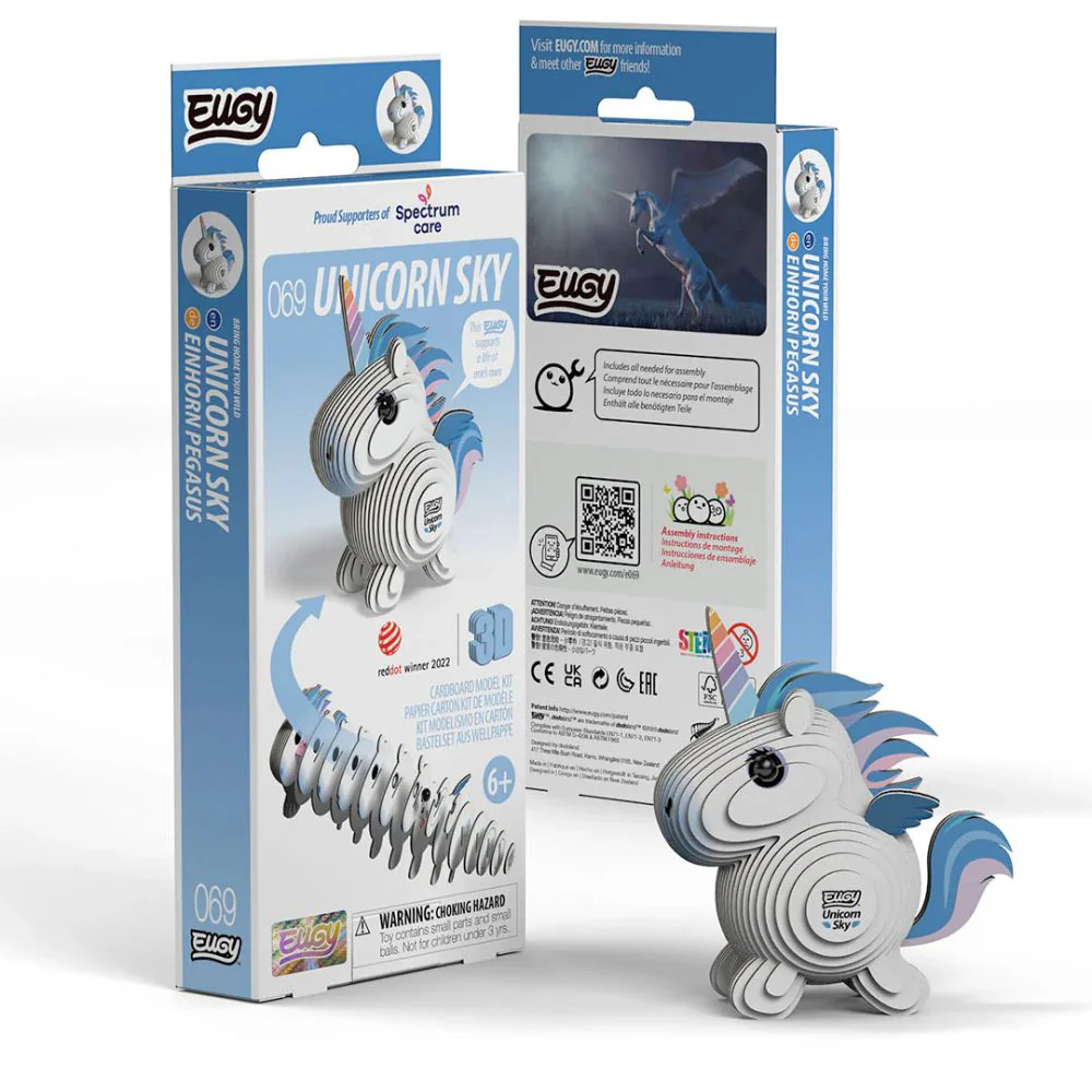 EUGY Unicorn Sky - Kids Cardboard Craft Kit - Image 6