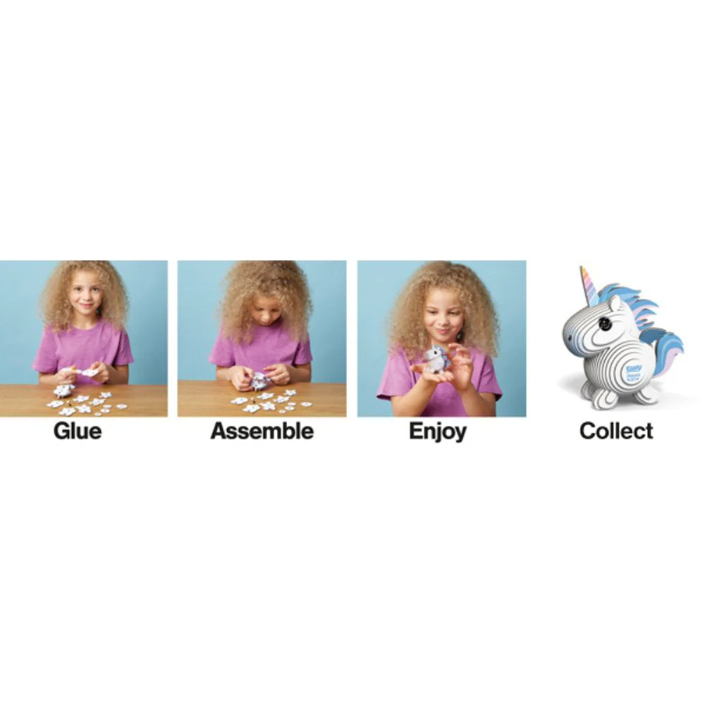EUGY Unicorn Sky - Kids Cardboard Craft Kit - Image 8