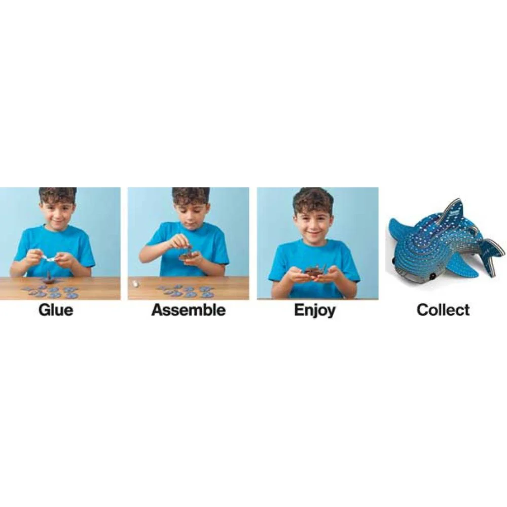 EUGY Whale Shark - Kids Cardboard Craft Kit - Image 8