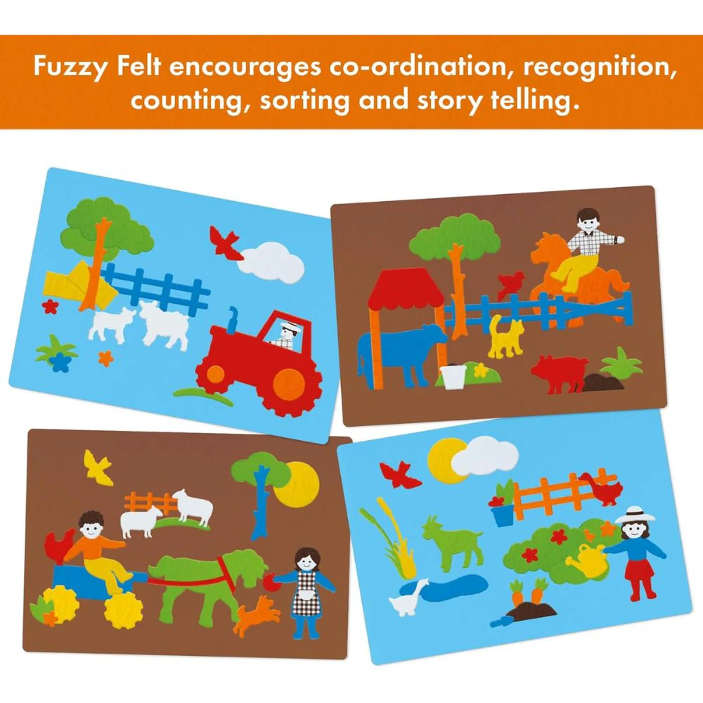 Fuzzy Felt Farmyard - Bumper Drawer Box - Image 3