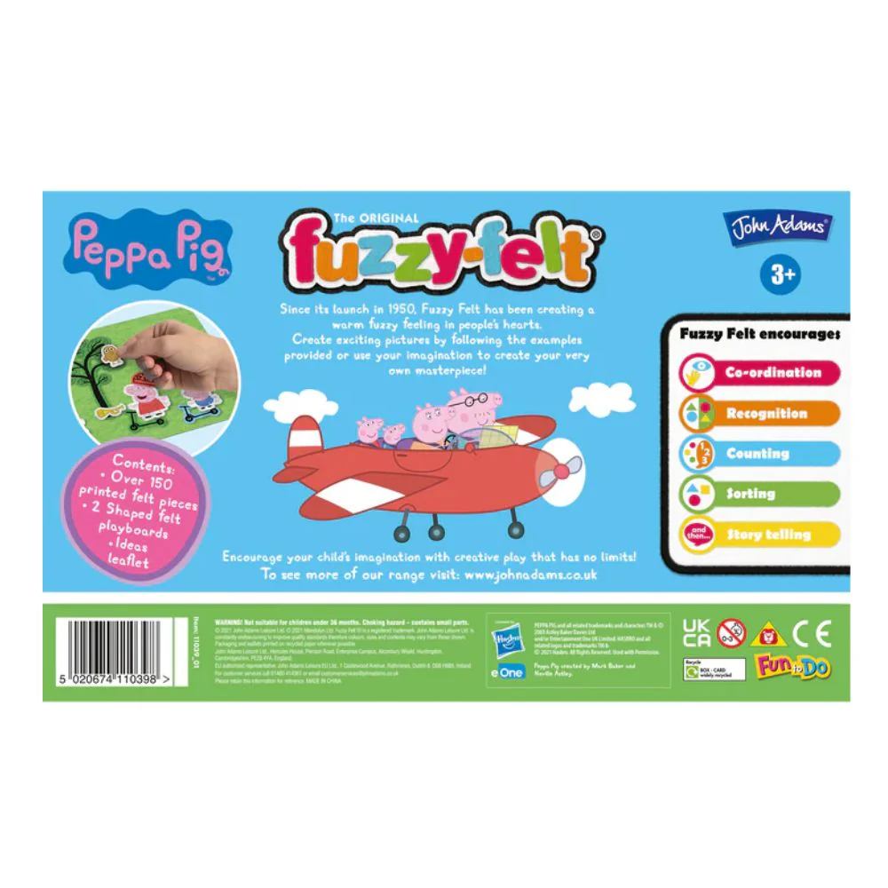 Peppa Pig Fuzzy Felt - Bumper Drawer Box - Image 4