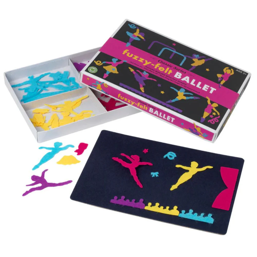 Fuzzy Felt Retro Ballet - Gifts For 3 Year Olds - Image 2