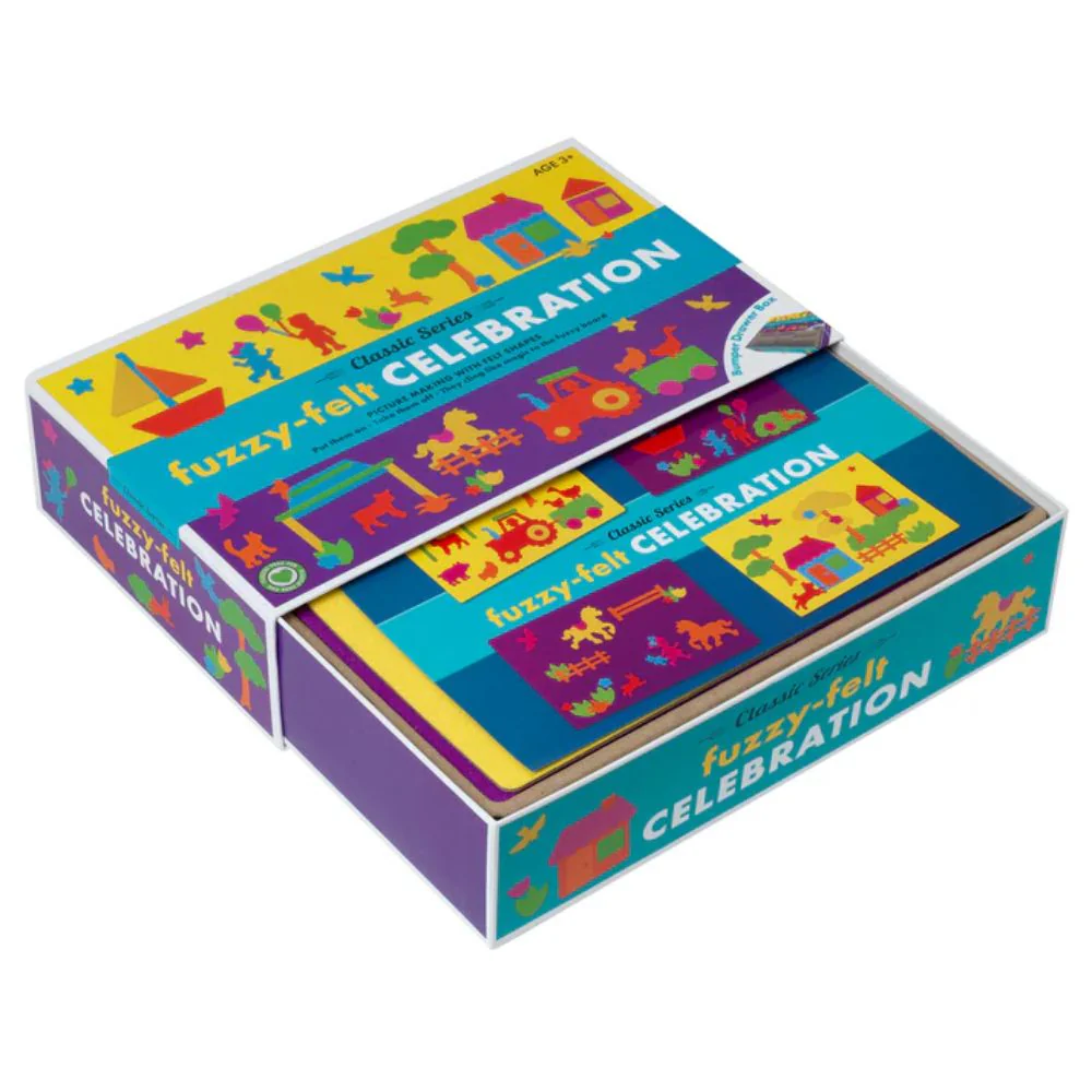 Fuzzy Felt Retro Drawer Gift Set - Celebration - Image 3