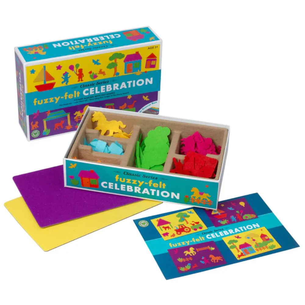 Fuzzy Felt Retro Drawer Gift Set - Celebration - Image 4