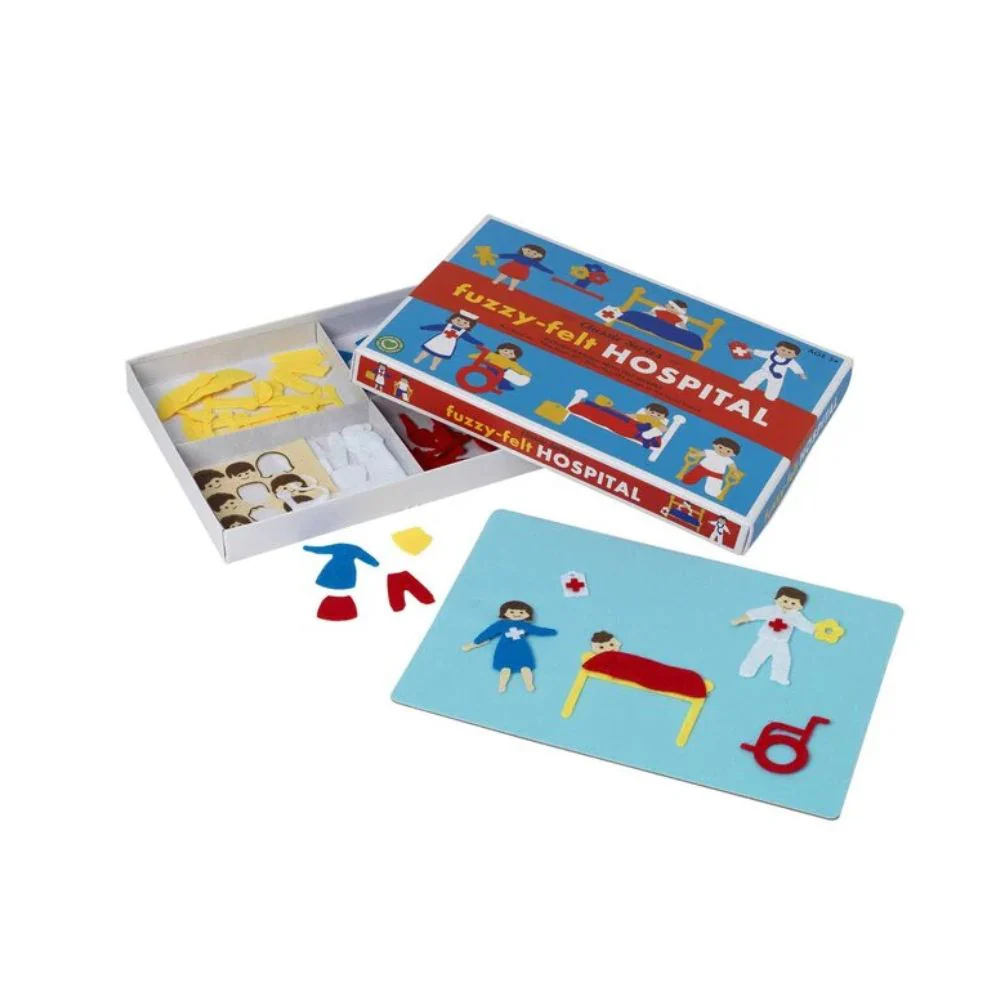 Fuzzy Felt Retro Hospital - Gifts For 3 Year Olds - Image 3