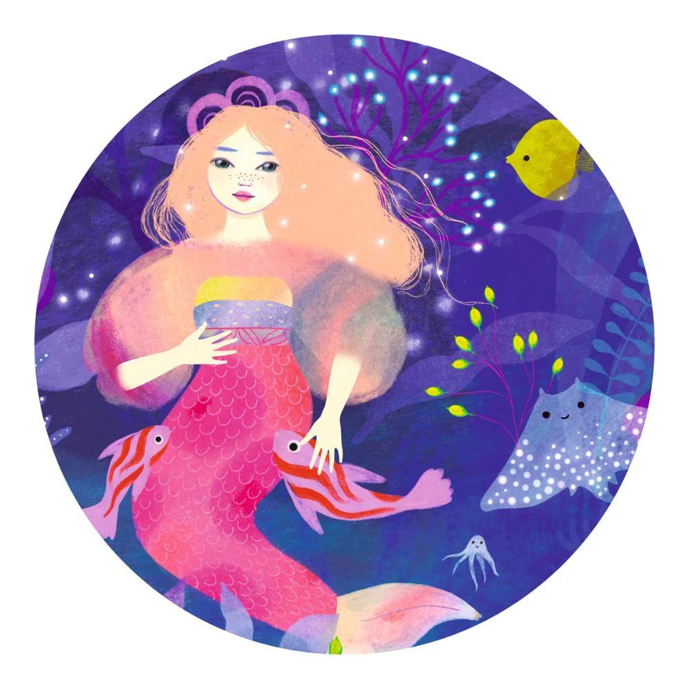 Djeco Puzzles Ella The Mermaid 36 pcs - Gifts For 4 Year Old Girl - Image 3