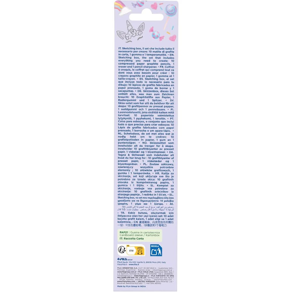 Giotto Candy Collection 13 Piece Sketching Set - Image 5