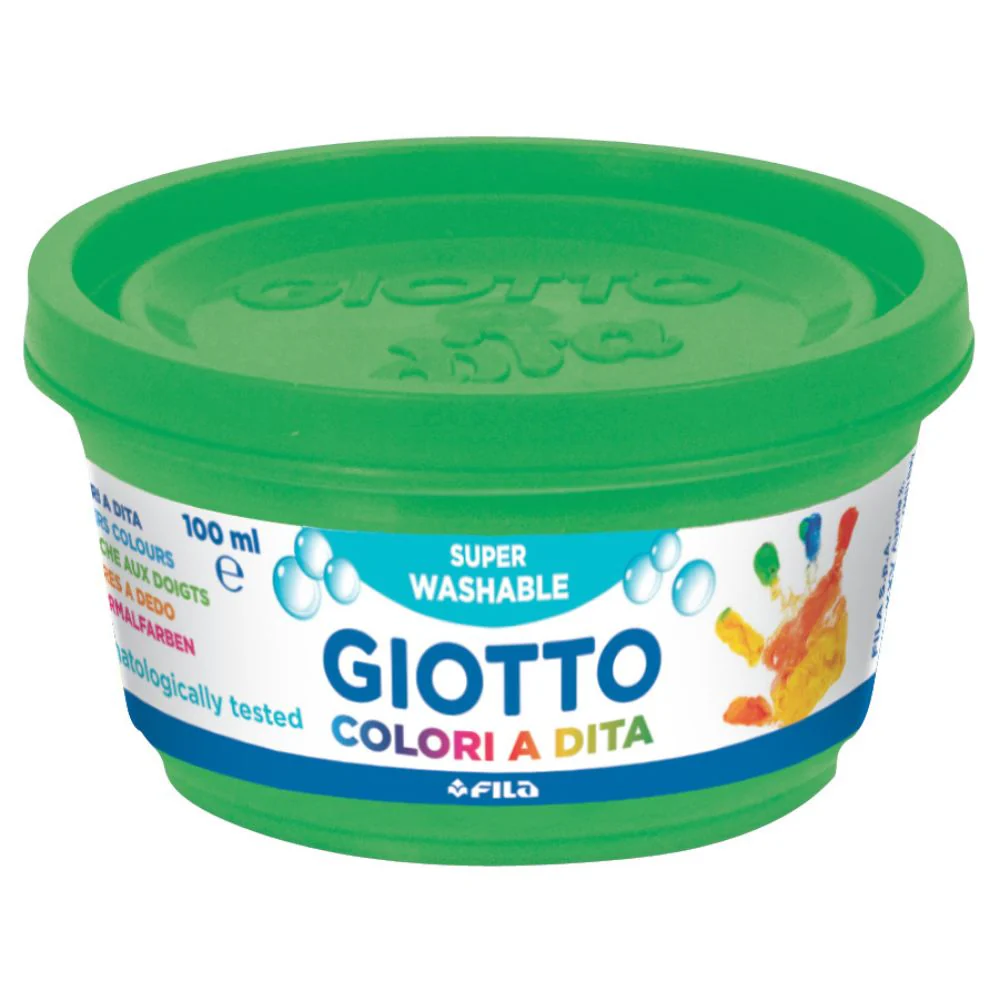 Giotto Finger Paint 6 x 100ml Set - Super Safe Finger Paint for Kids aged 2+ - Image 2