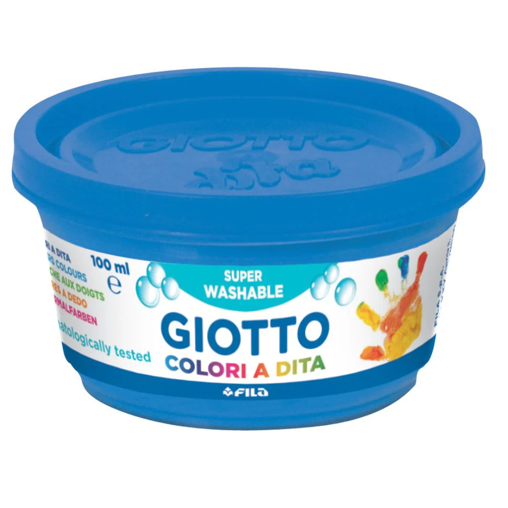 Giotto Finger Paint 6 x 100ml Set - Super Safe Finger Paint for Kids aged 2+ - Image 3