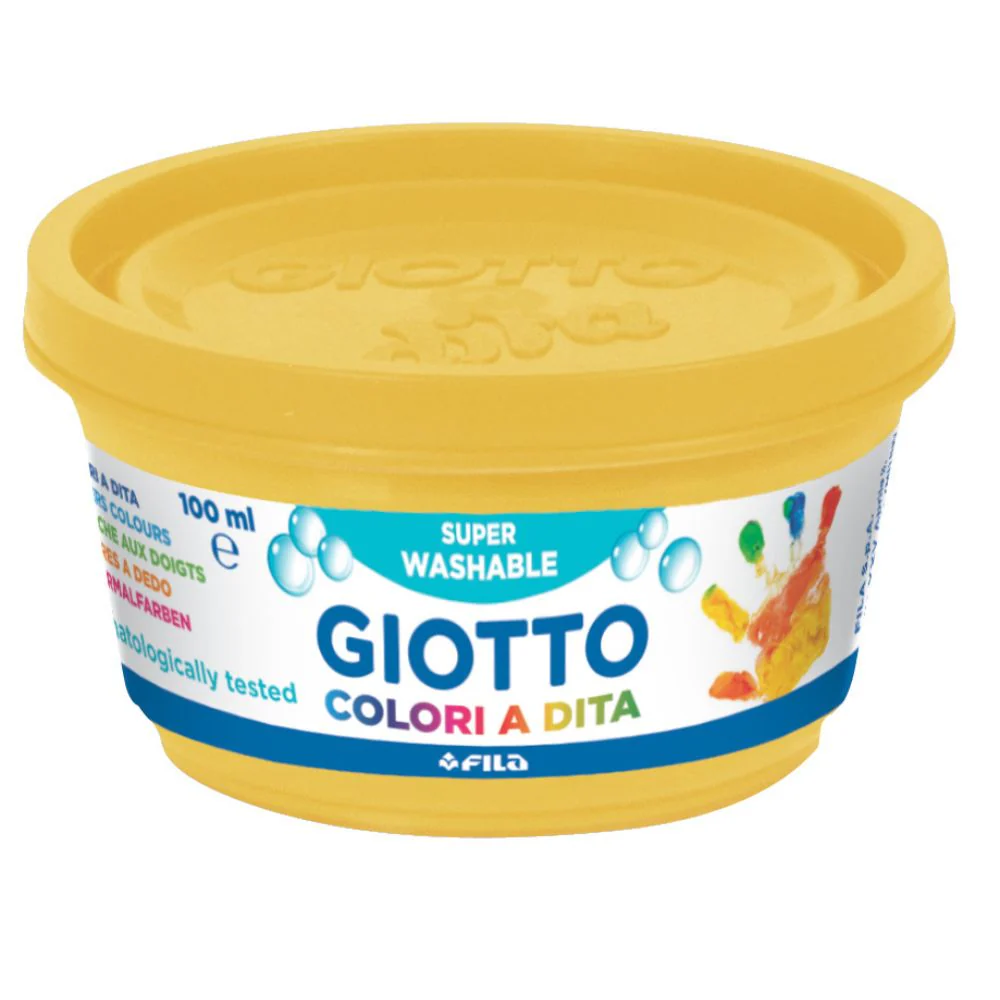 Giotto Finger Paint 6 x 100ml Set - Super Safe Finger Paint for Kids aged 2+ - Image 4